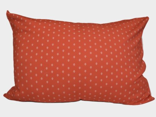 Lina spilvendrāna 50x 70cm "Ģeometr.eglītes". Lina audums-balta