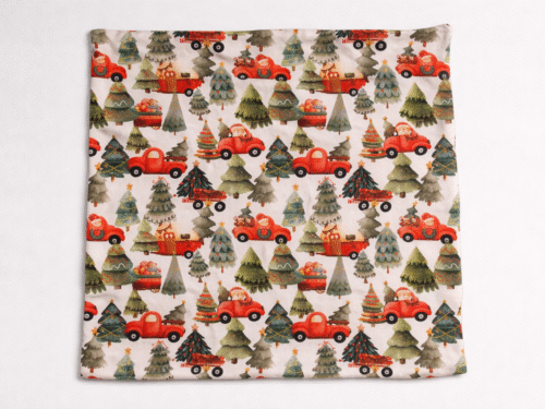 Spilvendrāna 45x45cm (Ziemassvētku auto) ar slēdzēju
